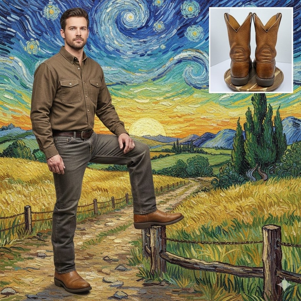 Georgia Boot Men's 11 W Wellington Work Boots G003 Brown Leather Comfort‎ Core